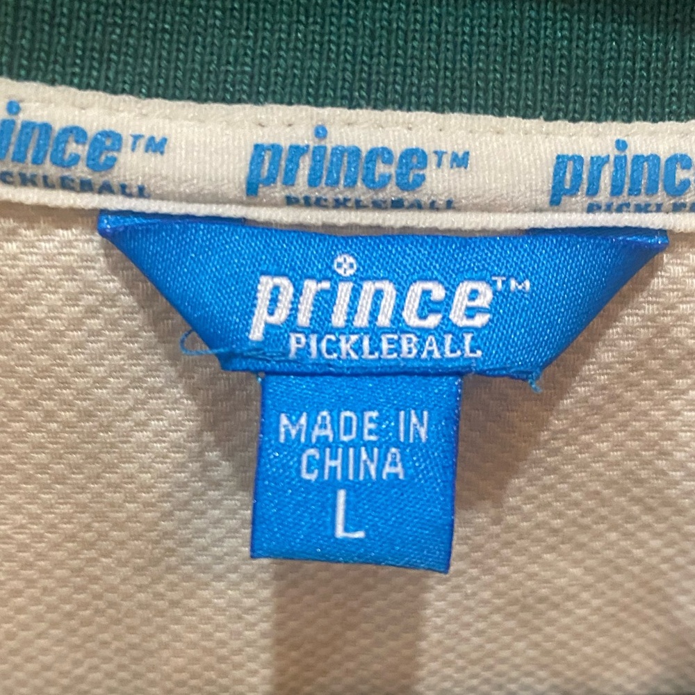 Prince Pickleball Sleeveless Tennis Dress White Green Pleated Skirt Size - L - Picture 5 of 5